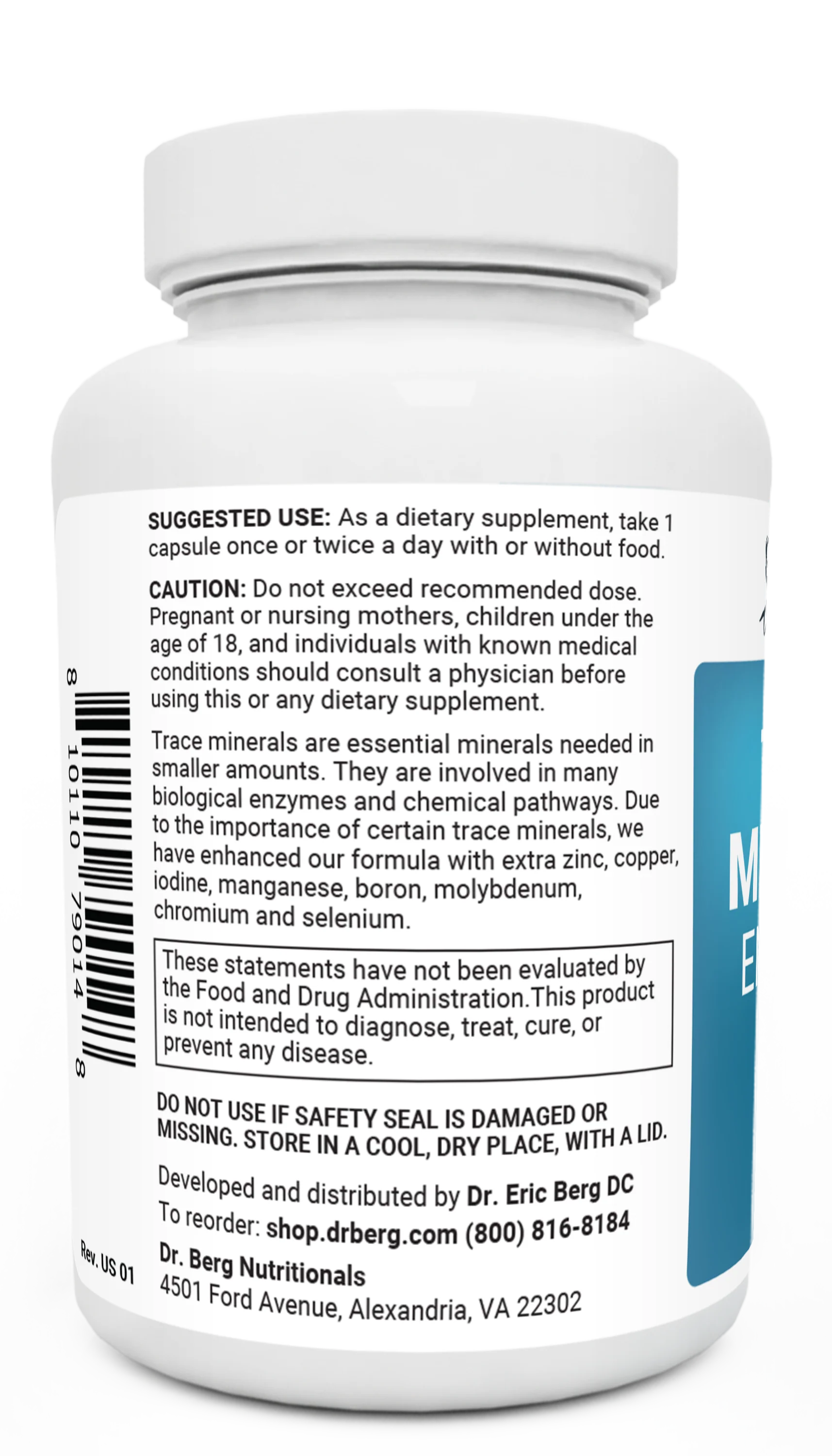 Trace Minerals Enhanced – 60 Capsules - Image 3